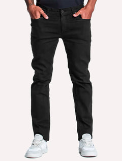 Calça King & Joe Jeans Masculina Slim Flex Black Preta