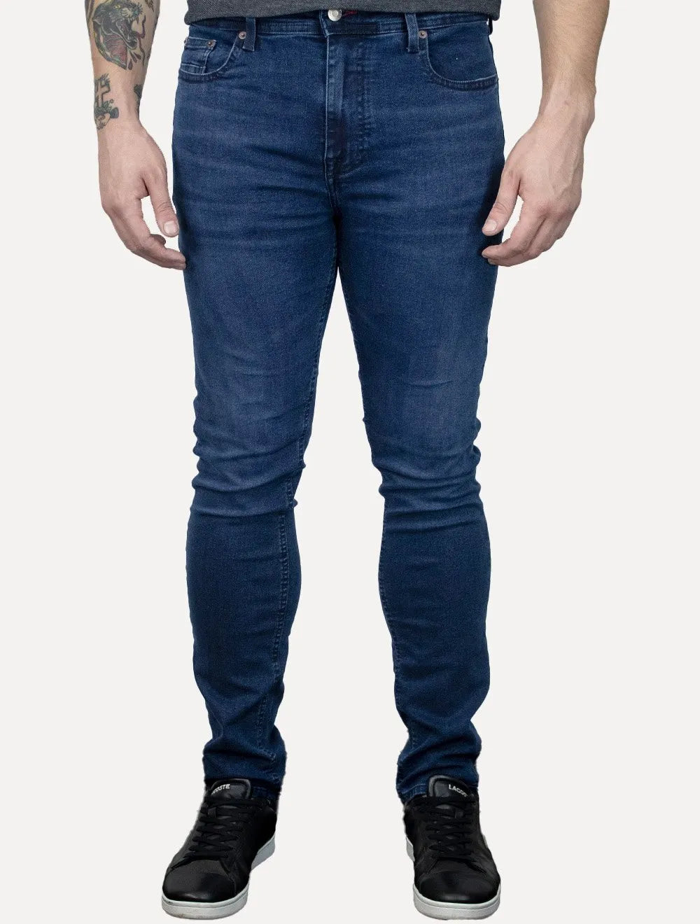 Calça Tommy Hilfiger Jeans Masculina Slim Bleecker Azul Medium