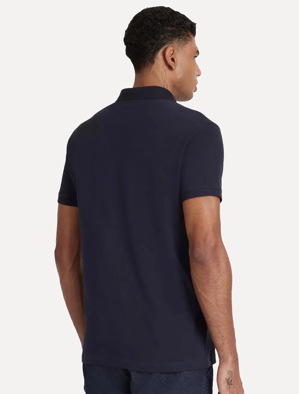 Polo Aramis Masculina Basic Piquet Azul Marinho
