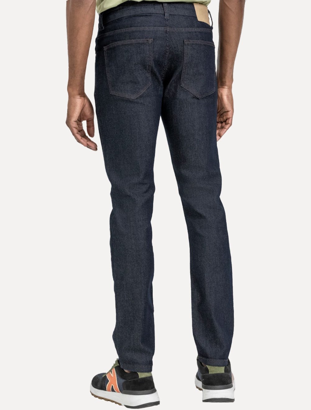 Calça King & Joe Jeans Masculina Slim Smoke Black Azul Marinho