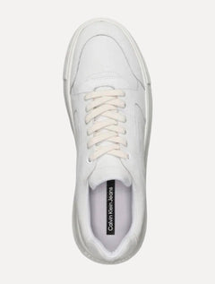 Tênis Calvin Klein Masculino Couro Chunky Unicolor Off-White
