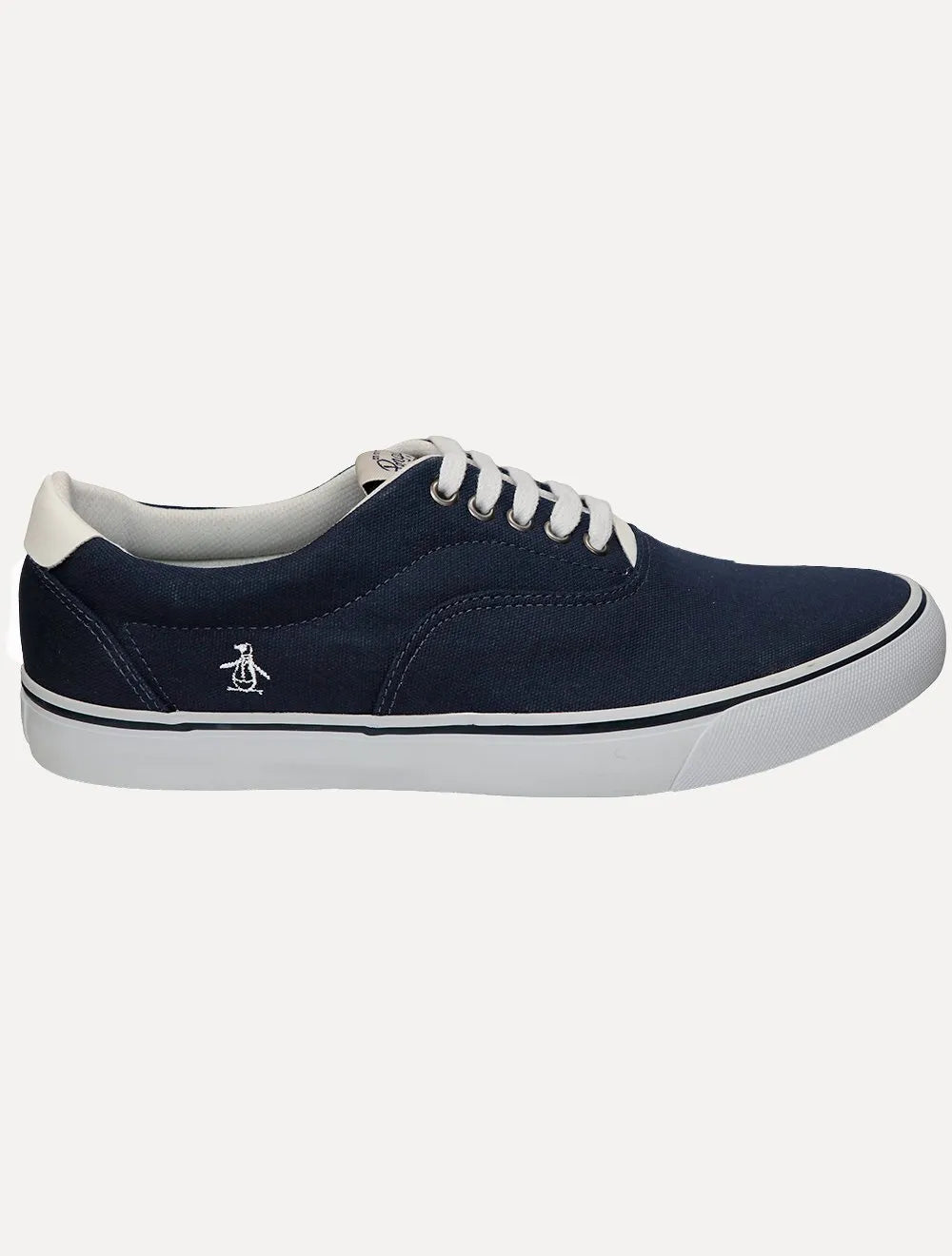 Tênis Original Penguin Masculino Cano Curto Lona Azul Marinho