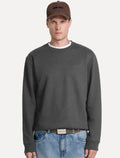 Moletom John John Masculino Crewneck Simple Cinza Médio