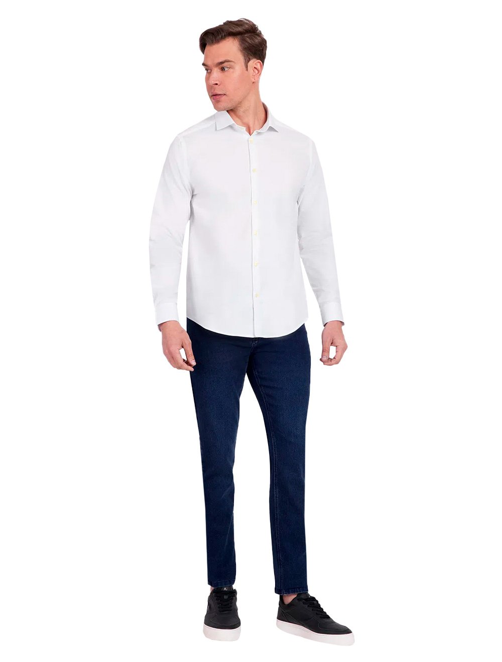 Camisa Aramis Masculina Regular Oxford Branca