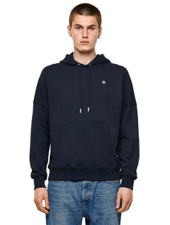 Moletom Diesel Masculino S-Krib Hoodie Romohi Azul Marinho