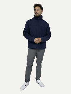 Jaqueta Ellus Masculina Nylon Paper W Hood Azul Marinho