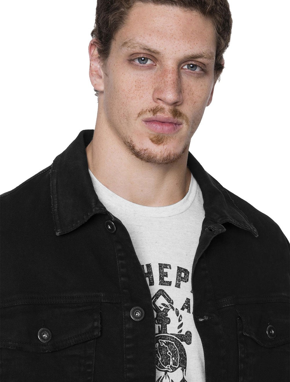 Jaqueta Ellus Jeans Masculina Denim Color Stretch Preta