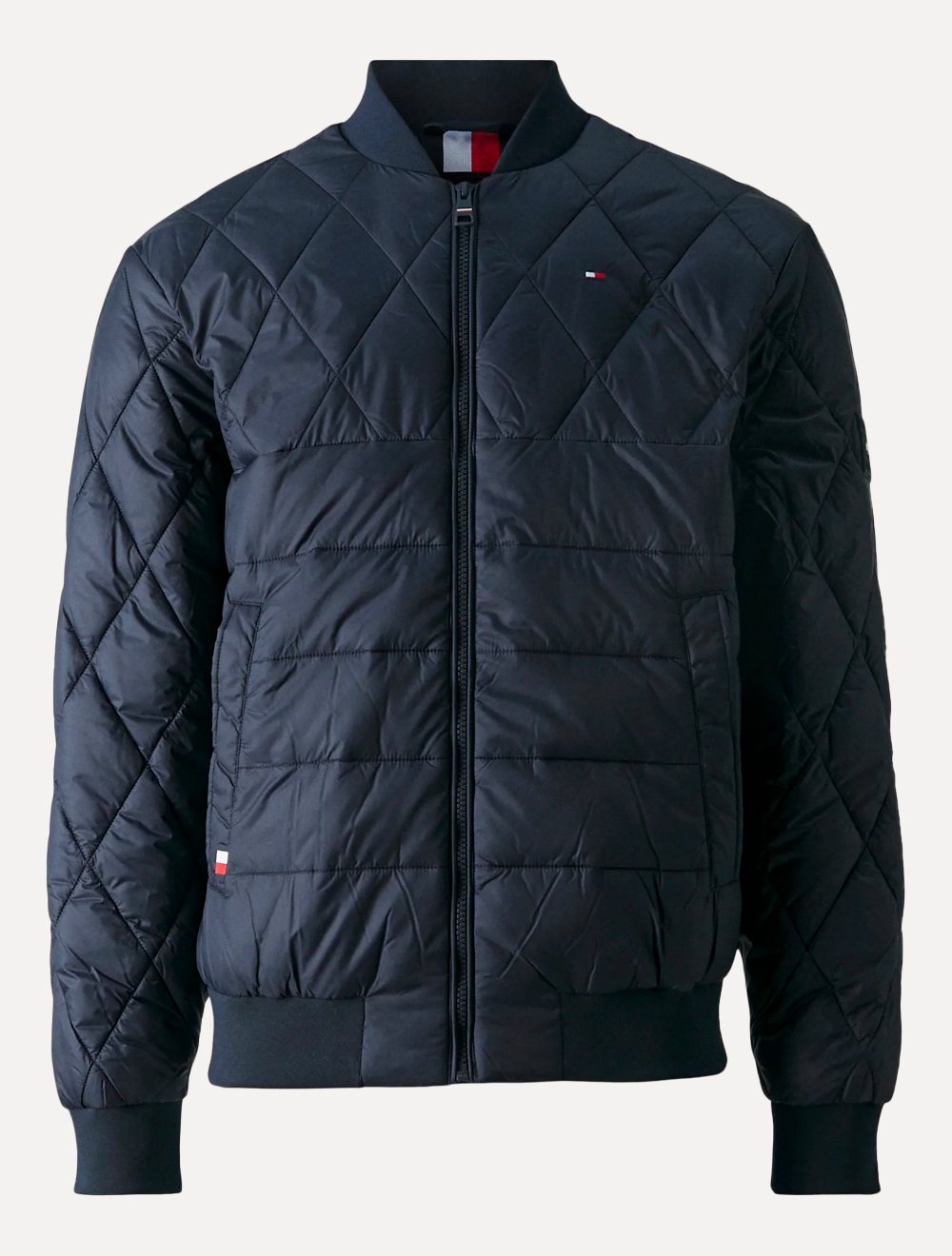 Jaqueta Tommy Hilfiger Packable Recycled Bomber Azul Marinho
