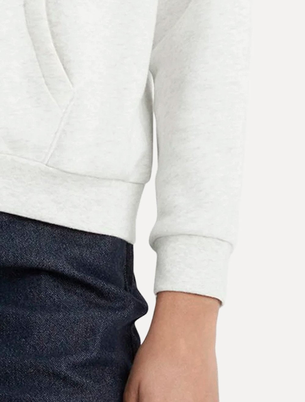 Moletom Levis Feminino Everyday Hoodie Tonal Cinza Mescla