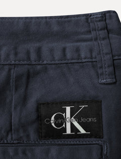 Bermuda Calvin Klein Jeans Masculina Sarja CKJ RE Issue Azul Marinho