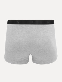Cueca Reserva Masculina Boxer Grey Woodpecker Cotton Cinza Mescla Pack 3UN