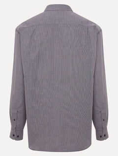 Camisa Dudalina Masculina Comfort Fit Superfine Cotton Beveled Cinza Escuro