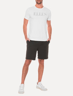 Camiseta Ellus Cotton Fine Foil Classic Branca
