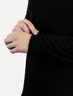 Camiseta Osklen Masculina Manga Longa Touch Preta