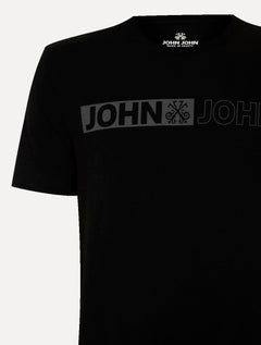 Camiseta John John Masculina Regular Fit On And Off Preta