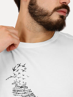 Camiseta Reserva Masculina Pica-Pau Livre Pra Ser Branca