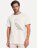 Camiseta Reserva Masculina Pica-Pau Livre Pra Ser Off White