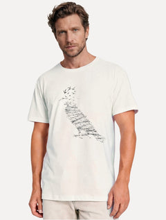 Camiseta Reserva Masculina Pica-Pau Livre Pra Ser Off White