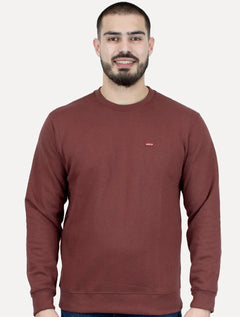 Moletom Levis Masculino Crewneck Original Batwing Bordô