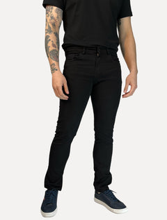 Calça Dixen Masculina Sarja Slim Tbt Preta