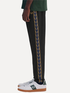 Calça Fred Perry Masculina Contrast Tape Track Azul Marinho