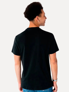 Camiseta Tommy Jeans Masculina Classic Athletic Twisted Logo Preta