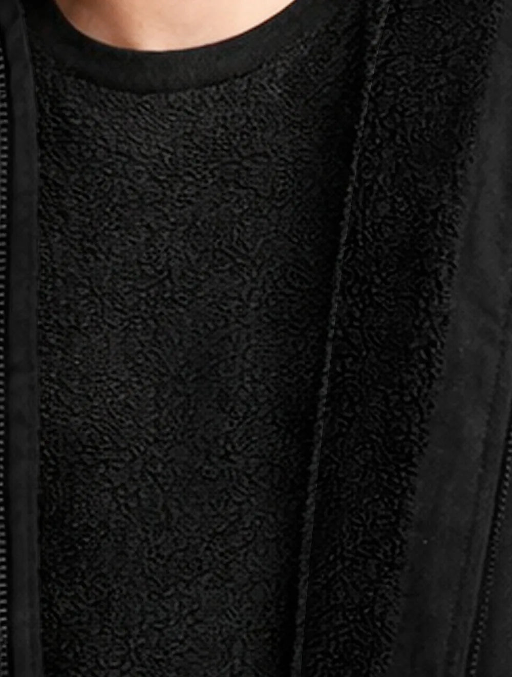 Jaqueta Calvin Klein Masculina Nylon Hoodie Windbreaker Preta