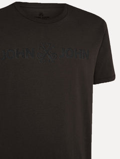 Camiseta John John Masculina Regular Fit Basic Marrom Escuro