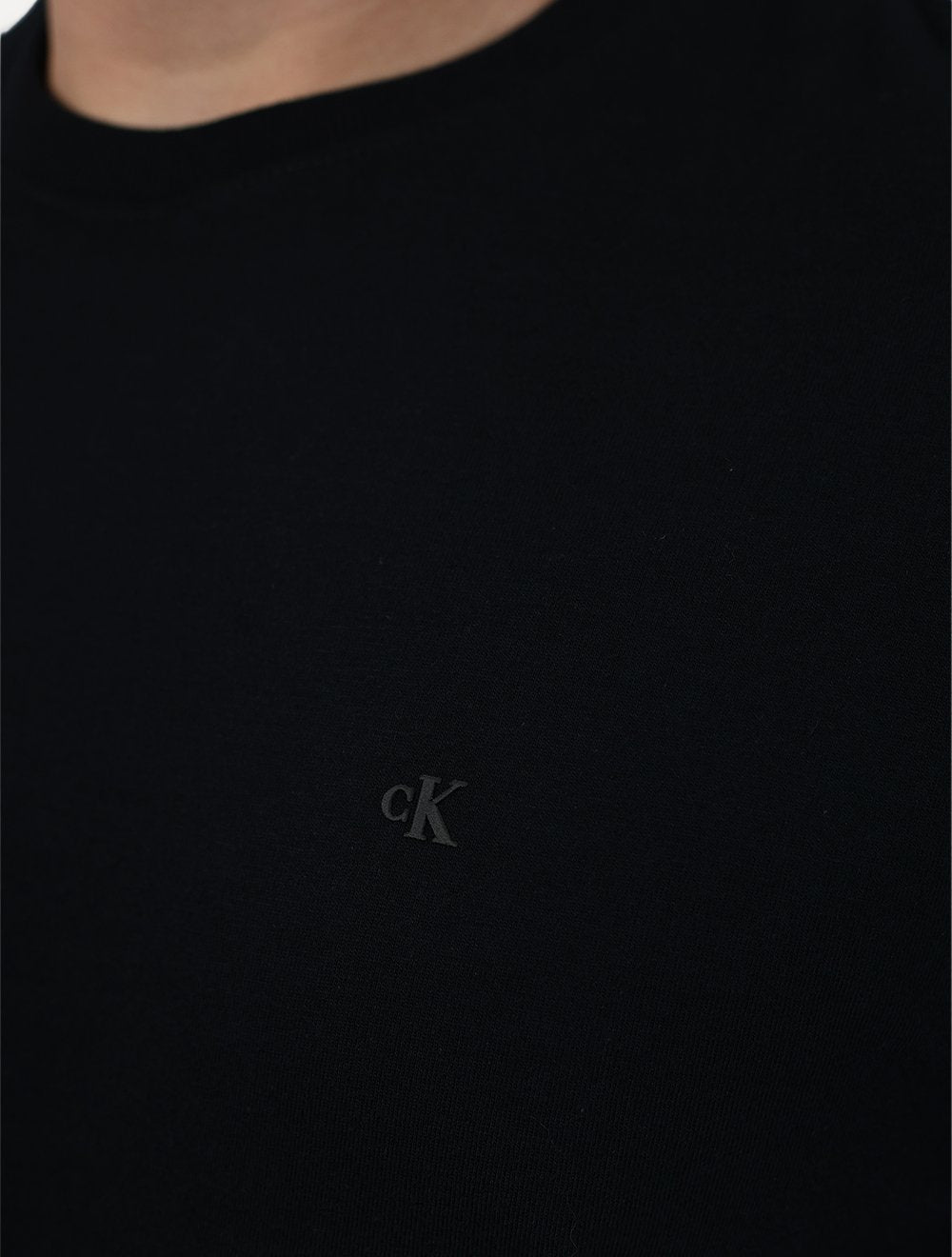 Camiseta Calvin Klein Jeans Masculina Malhão CK Logo Preto