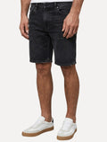 Bermuda Calvin Klein Jeans Masculina 5 Pockets Preta