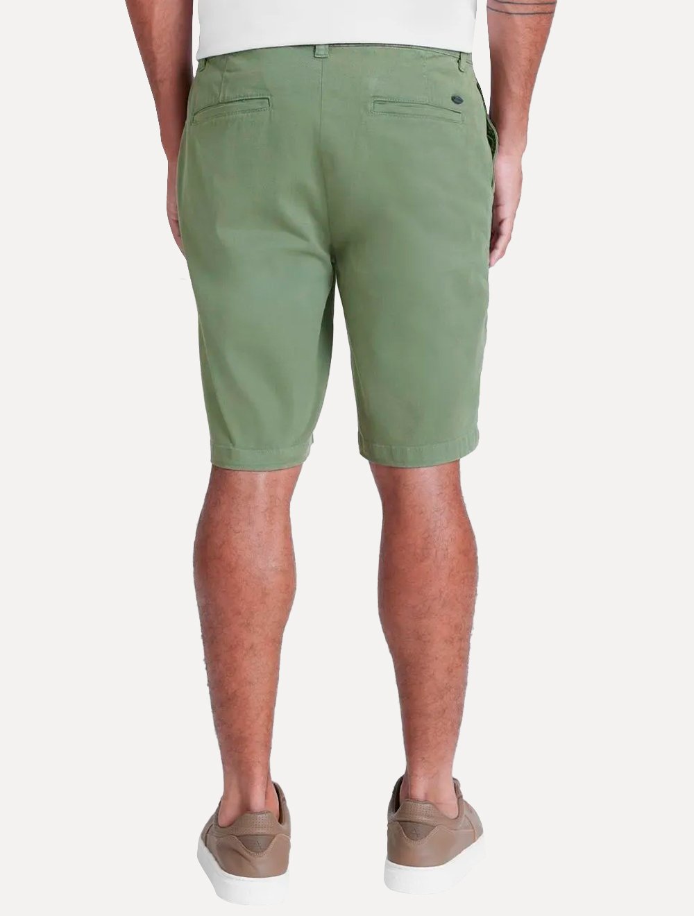 Bermuda Aramis Masculina Chino Cotton Sarja Verde