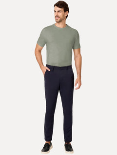 Camiseta Dudalina Masculina Cotton Flex Verde Médio