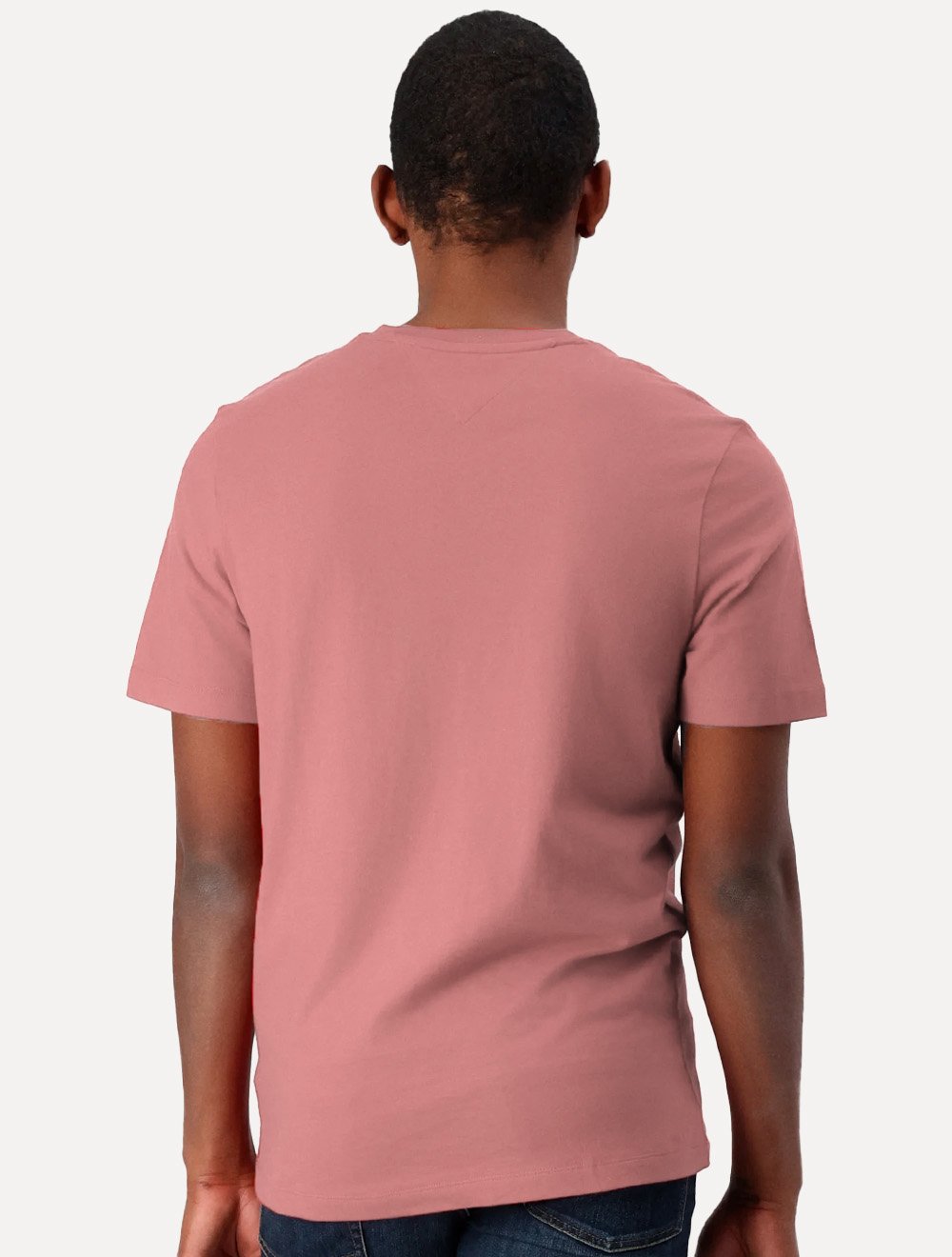 Camiseta Tommy Hilfiger Masculina Essential V-Neck Salmão