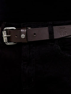 Cinto John John Masculino JJ Basic Marrom Escuro