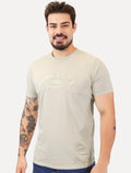 Camiseta King & Joe Masculina Estonada Bordado Estd 2013 Areia