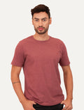 Camiseta Dudalina Masculina Melange Color Vermelho Mescla