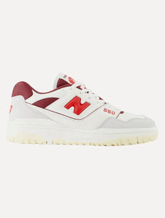 Tênis New Balance Masculino Casual 550 Dark Red Cáqui Claro