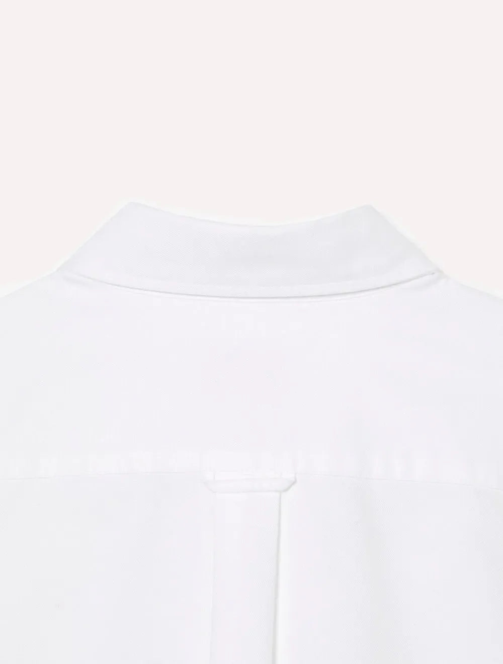 Camisa Lacoste Masculina Regular Fit Oxford Classic Branca