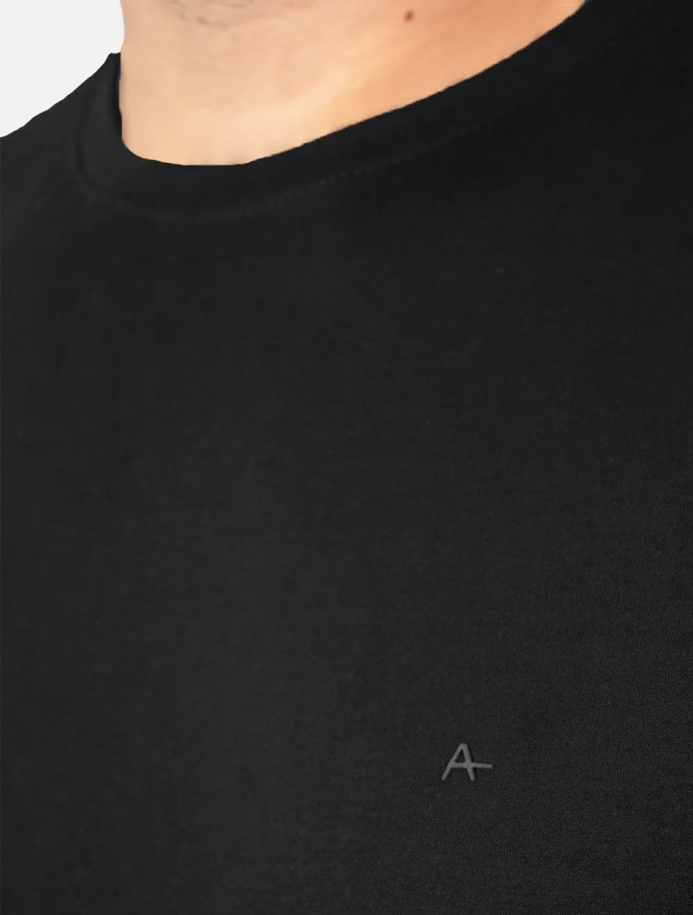 Camiseta Aramis Masculina Basic 3D Rubber Logo Preta