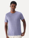 Camiseta Dudalina Masculina Sobretin Melange Azul Mescla