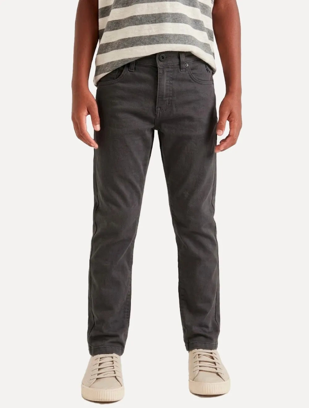 Calça Reserva Infantil Skinny Mini Color Cinza Escuro