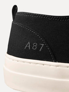 Tênis Aeropostale Masculino Casual Lona Baixo A87 Bordado Preto