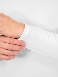 Camiseta Columbia Masculina Manga Longa Neblina Grey Logo Branca