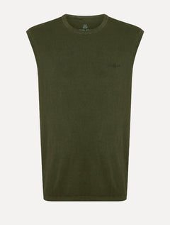 Regata John John Masculina Relaxed Fit Stone Mini Logo Verde Militar