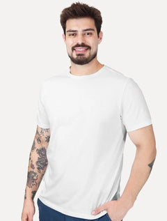 Camiseta Dudalina Masculina Basic Essential Light Icon Branca