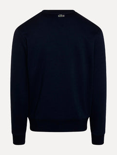 Moletom Lacoste Masculino Cotton Fleece Branded Jogger Azul Marinho