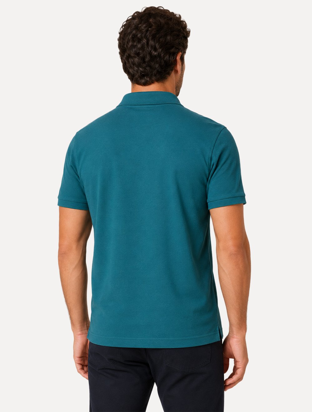 Polo Dudalina Masculina Essential Color Verde Escuro