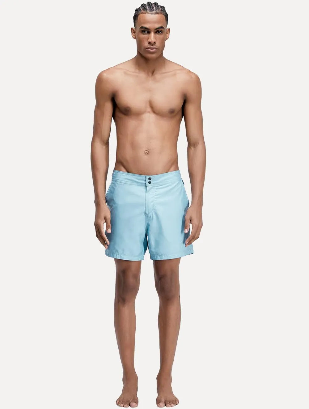 Short Osklen Masculino Beachwear Aquaone Ripstop Azul Claro
