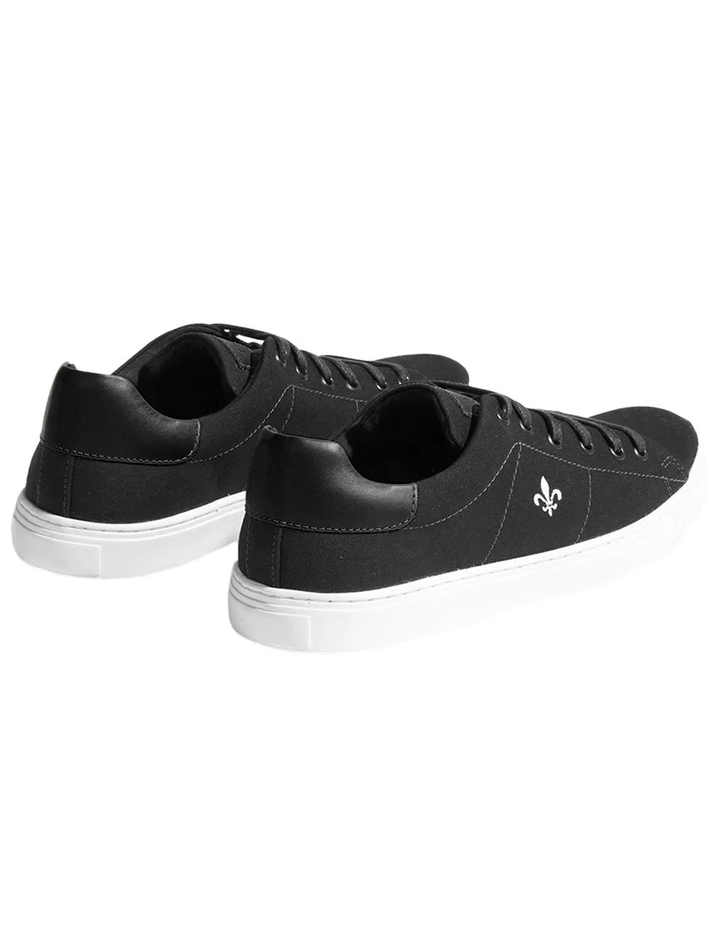 Tênis Dudalina Masculino SL Lona Mistral Napa Logo Preto