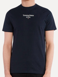 Camiseta Tommy Jeans Masculina Regular TJ 85 Entry Azul Marinho